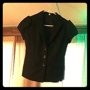 Dressy but sexy black blouse